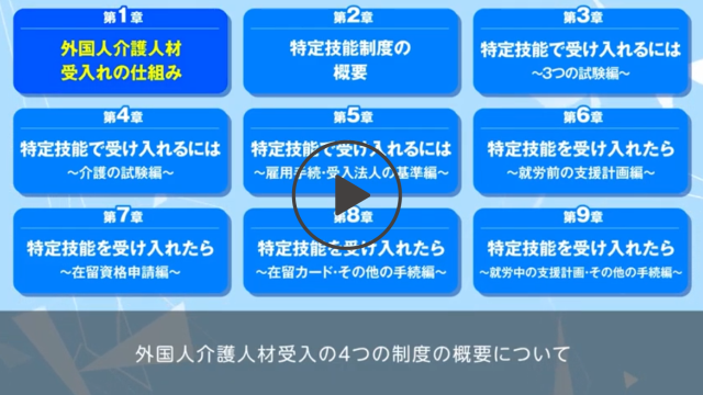 外国人介護人材受入れの仕組み